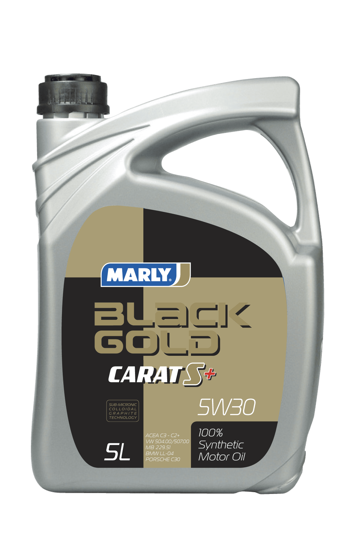 BLACK GOLD 5W30 CARAT S+ Marly Additifs Huiles Moteur hautes performances pour voitures